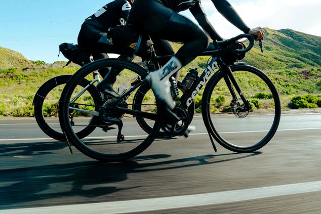 Fahverhalten vom Cervelo Caledonia wird getestet