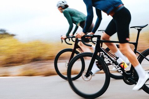 Cervelo Fahrräder werden getestet