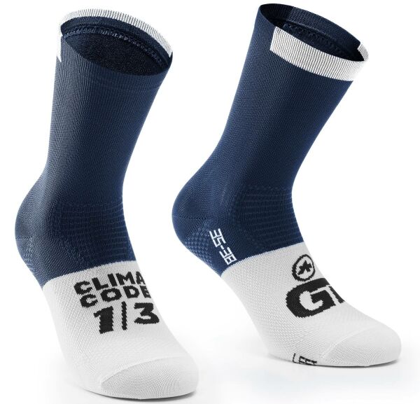 Assos GT Socks C2, Stone Blue