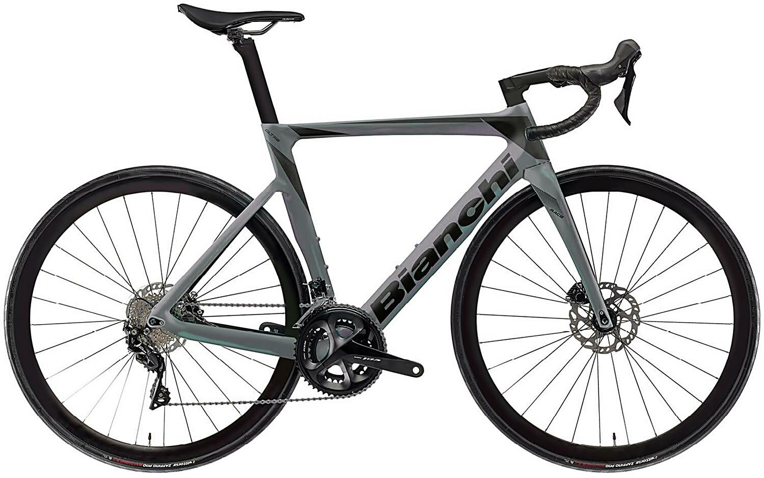 Bianchi Oltre Race Shimano 105 Di2 12 fach Graphite cangiante mei 3.999 00