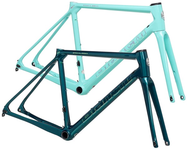 Bianchi Specialissima Carbon Rahmenset 61 cm, SJ_GREENISH BLUE/MERMAID SCALE FULL GLOSSY