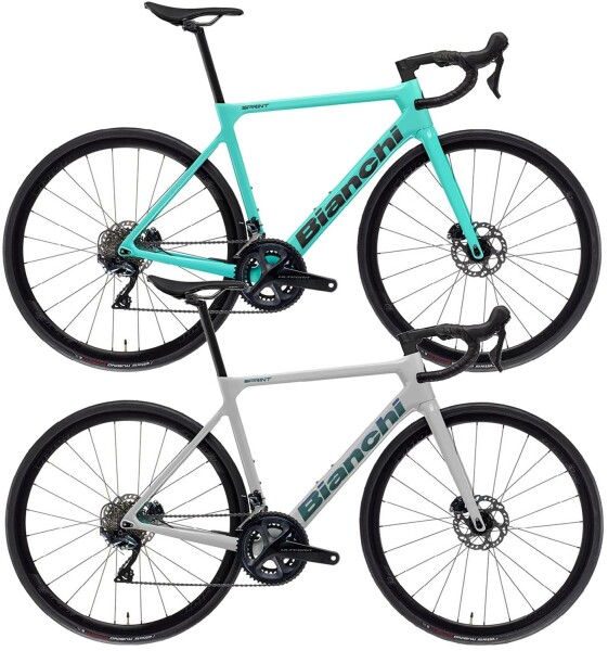 Bianchi Sprint, Shimano 105 Di2 SX - Celeste CK16, Graphite\55 cm