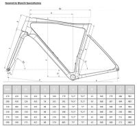 Bianchi Specialissima Comp, Shimano 105 Di2 2 x 12  55 cm
