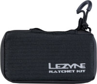 Lezyne Werkzeug Ratchet Kit mit Tasche, schwarz/Nickel