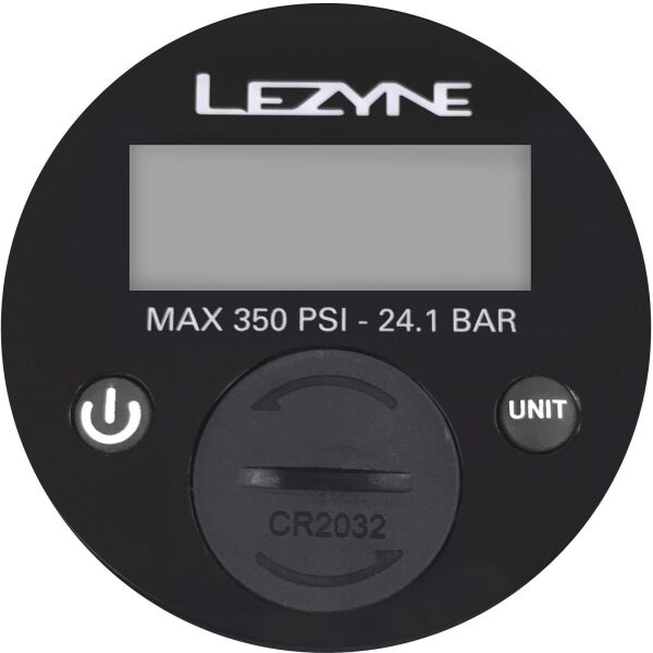 Lezyne Manometer 2,5" Digital 350PSI, für alle Floor Pumpen schwarz