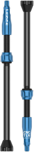 Lezyne Tubeless Ventil CNC 80 mm / blau